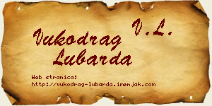 Vukodrag Lubarda vizit kartica